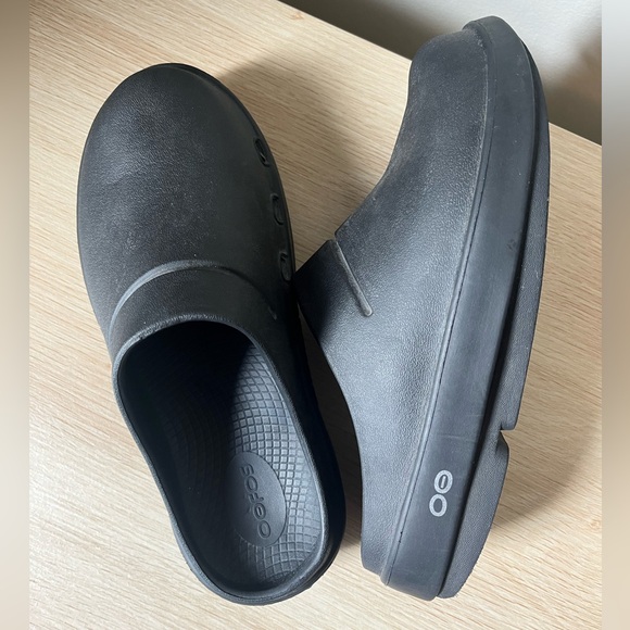 OOFOS OOCLOOG CLOG BLACK 7 - Picture 5 of 9